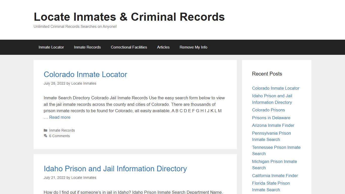 Missouri Prison Inmate Search – Locate Inmates & Criminal ...